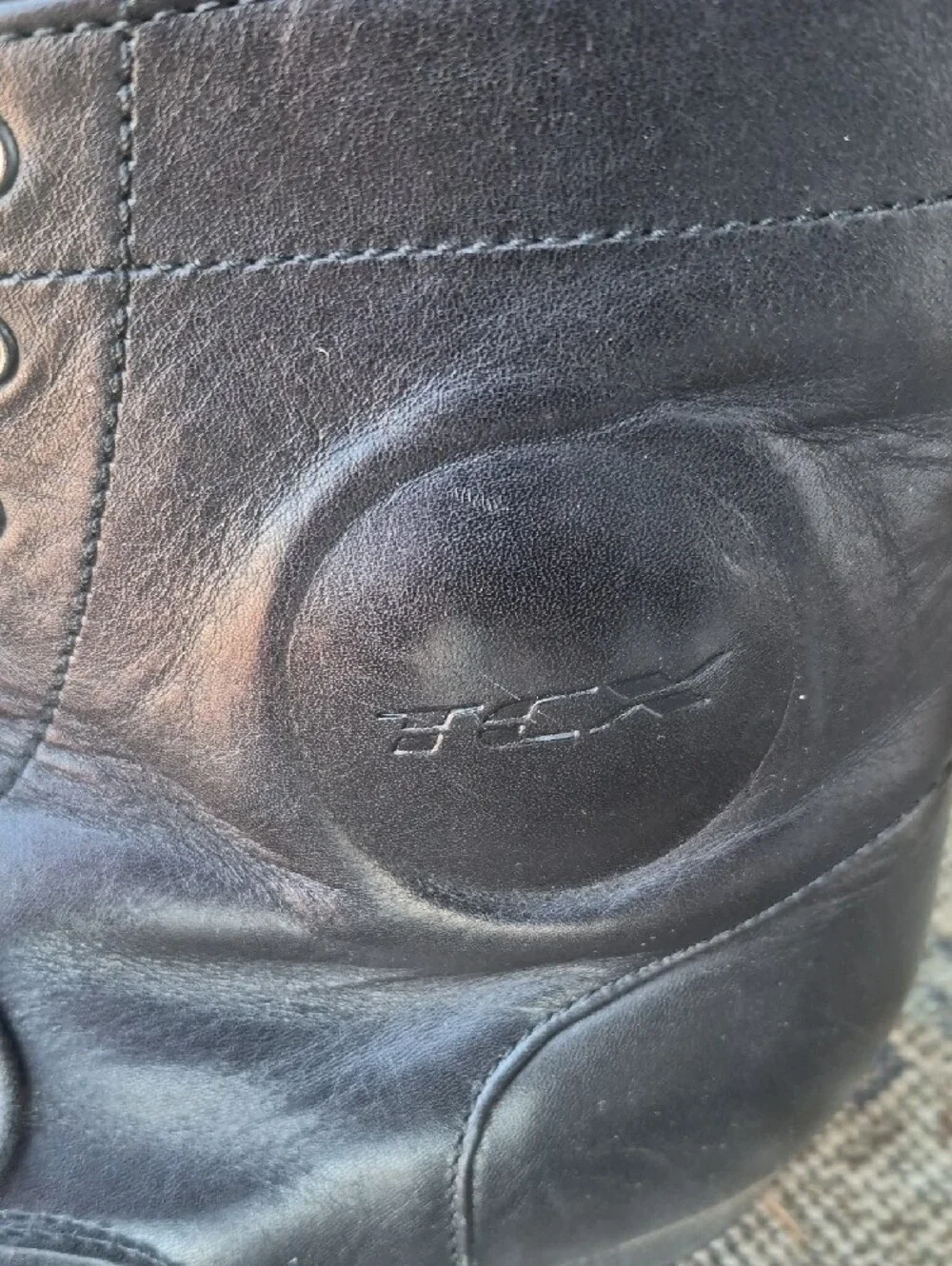 Men's Black Leather Lace-Up Ankle Boots by VEX